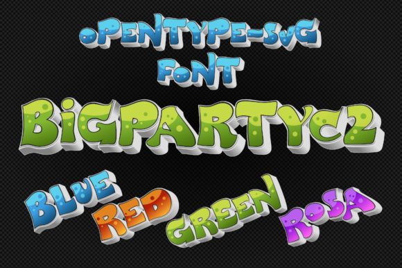 BigPartyC2: A Color Font That Brings Instant Energy to Your Designs