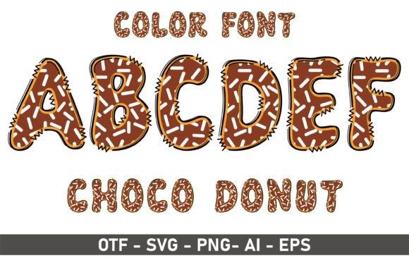 Choco Donut: A Playful Font for Creative Projects