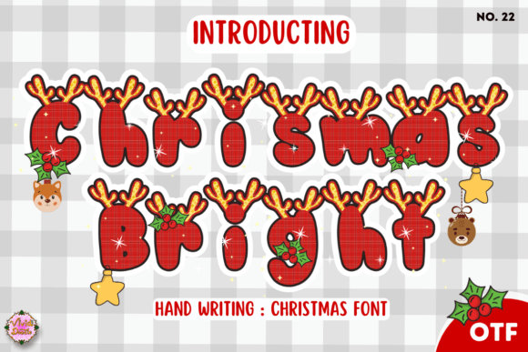 Christmas Bright: A Hand-Lettered Font for Festive Cheer