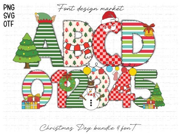 Christmas Day: Your Go-To Festive Color Font for Holiday Projects