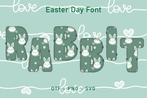 Easter Day Rabbit: A Festive Font for Your Spring Projects
