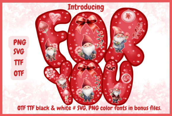 For You: A Sweet Valentine’s Font for Creative Projects