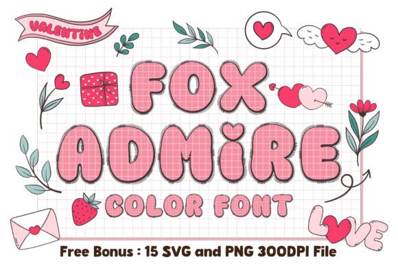 Fox Admire: The Color Font for Modern Designers