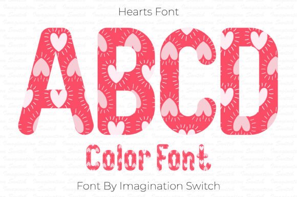 Hearts: A Font That Brings Colorful Creativity to Your Designs