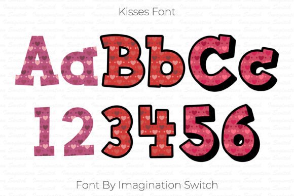 Kisses: A Colorful Typeface for Unforgettable Designs