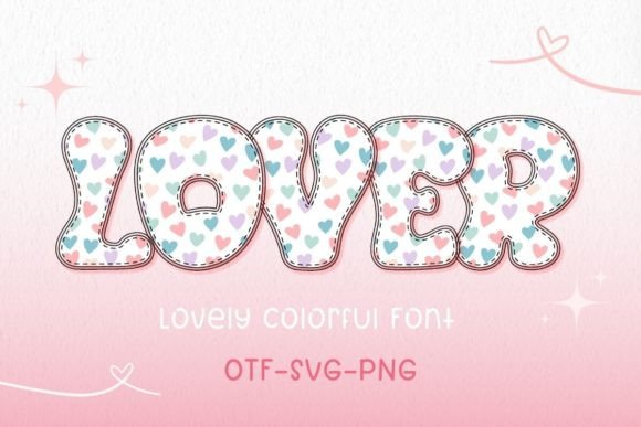 Lover: A Colorful Font for Playful and Vibrant Design