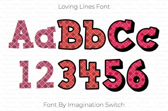 Loving Lines: A Colorful Typeface for Unforgettable Designs