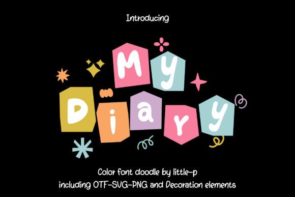 My Diary: A Playful Font for Vibrant, Creative Projects