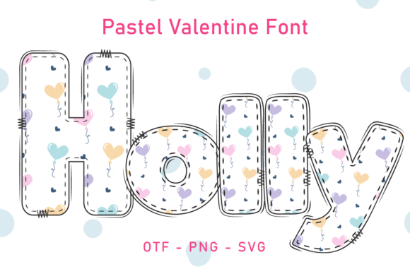 Pastel Valentine: A Creative Font for Your Projects