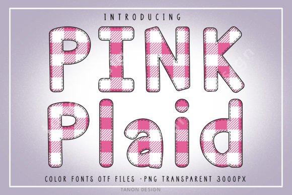 Pink Plaid: A Modern Serif with Cozy Character
