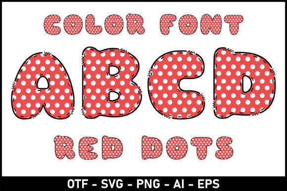 Red Dots: The Playful Font for Creative Projects