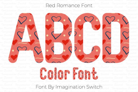 Red Romance: A Captivating Typeface for Modern Creators