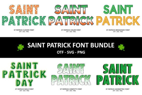 Saint Patrick Bundle: Six Festival Fonts for Real Impact