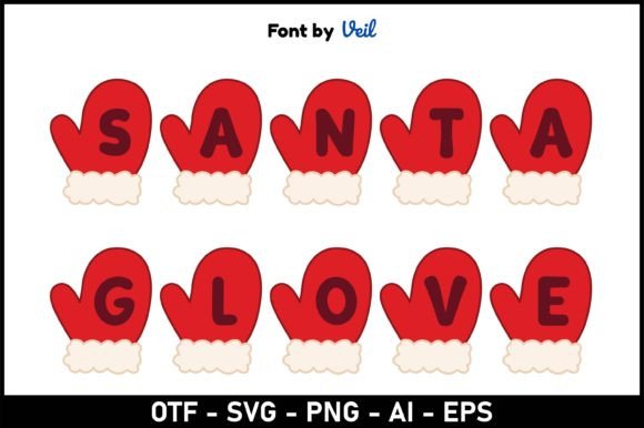 Santa Glove: Crafting Whimsy in Modern Typography