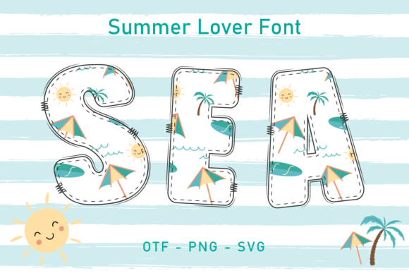 Summer Lover: A Playful Color Font for Vibrant Projects