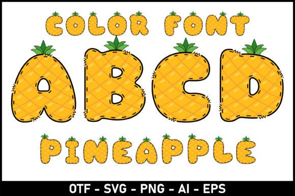 The Pineapple Font: A Playful Asset for Creative Projects