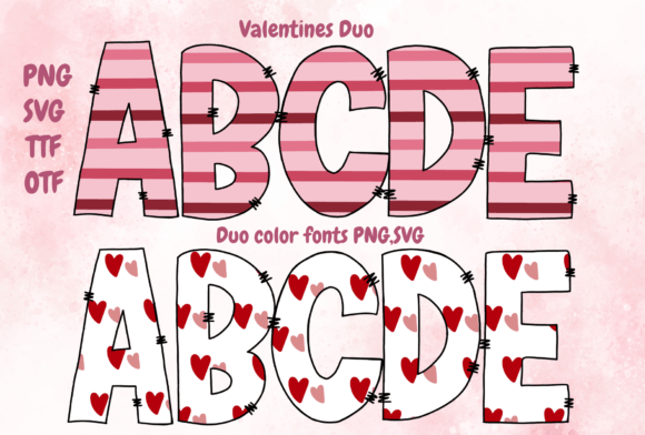 Valentines Duo: A Font Pairing for Sweet, Simple Designs