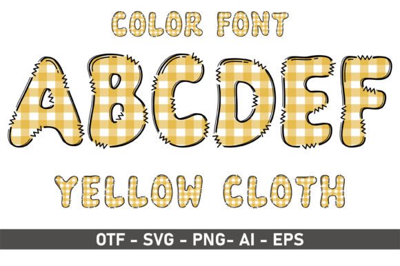Yellow Cloth: A Playful Font for Artistic and Engaging Designs