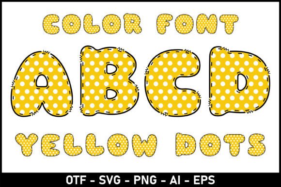 Yellow Dots: The Playful Font for Creative Projects